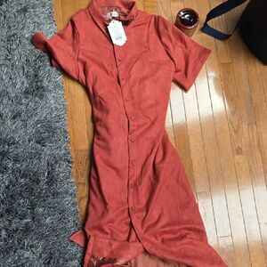 NWT Ivy City Rory Suede Dress